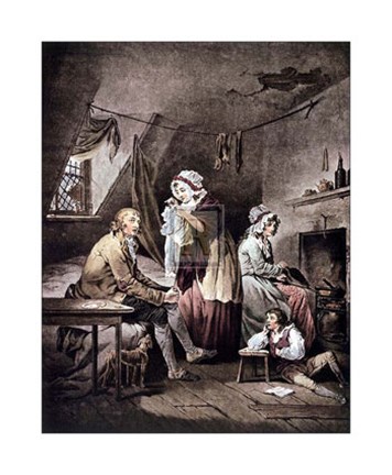 Framed Effects of Extravangance &amp; Idleness Print
