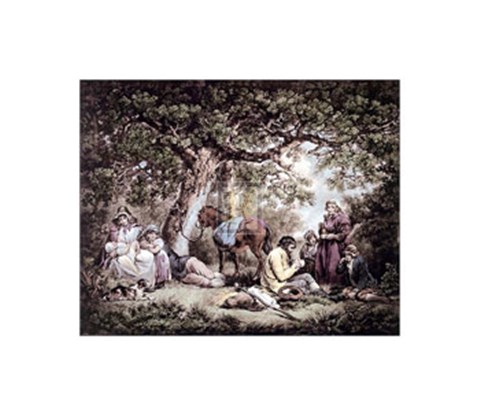 Framed Travellers Print