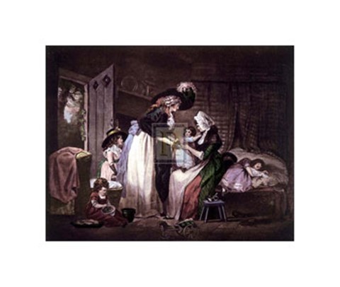 Framed Visit to the Child At Nurse  [M] Print