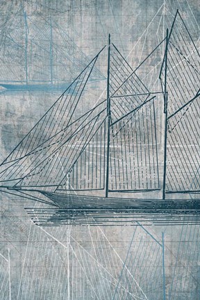 Framed Danielas Sailboat III Print