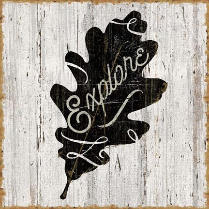 Framed Lake Lodge XII Neutral Print