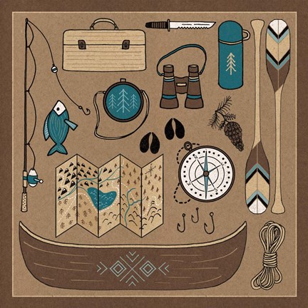 Framed Great Outdoors VI Print