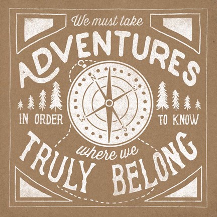 Framed Great Outdoors X Print