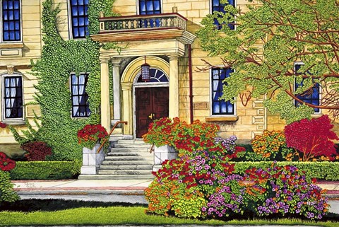 Framed Ni On The Lake Print