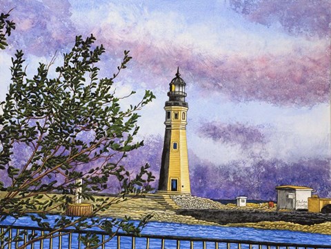 Framed Chinamen's Light Print