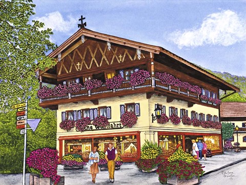 Framed Kathe Wohlfahrt Print