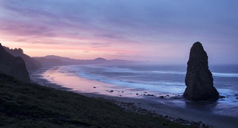 Framed Rock Pillar wide view Print