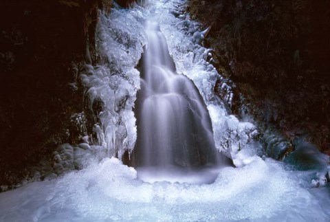 Framed Ice Fall 3 Print