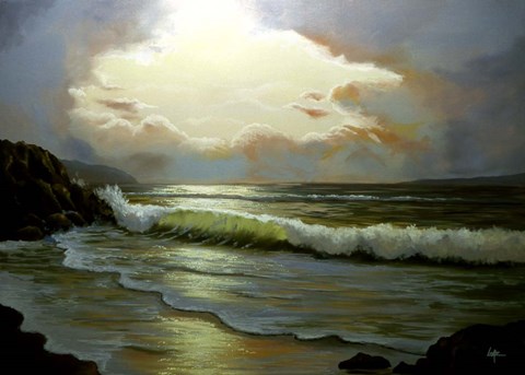 Framed Beach 2 Print