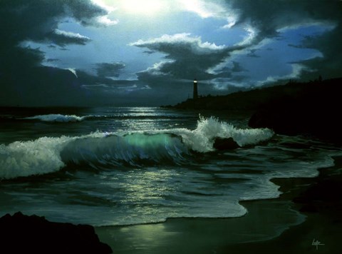 Framed Lighthouse 2 Print