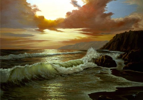 Framed Beach 4 Print