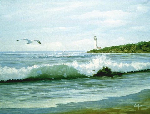 Framed Waves 3 Print