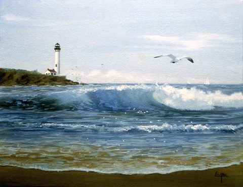 Framed Waves 5 Print