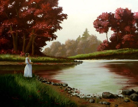 Framed Autumn Trees 6 Print