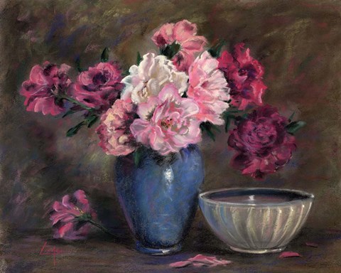 Framed Rosesb 1 Print