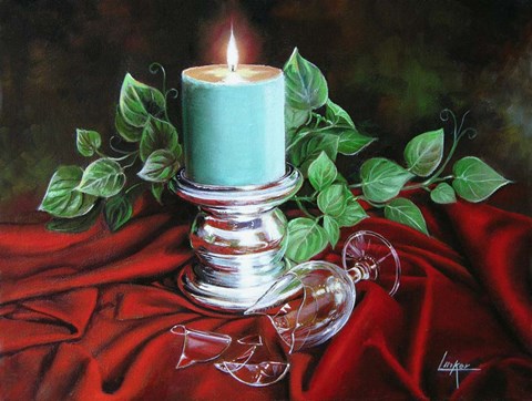 Framed Broken Glass Print