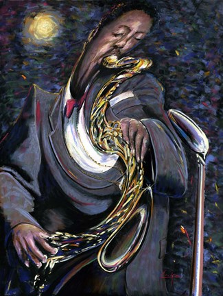 Framed S For Sax Print