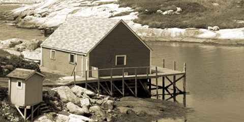 Framed Morning  Catch II Print