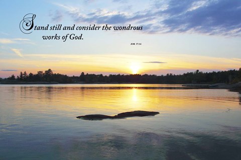 Framed Northern Sunset II Print