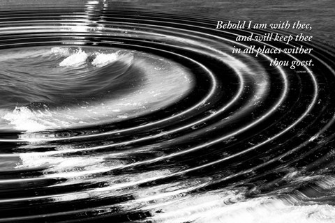 Framed Ripple Effect Print