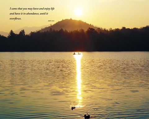 Framed Mirror Lake Print