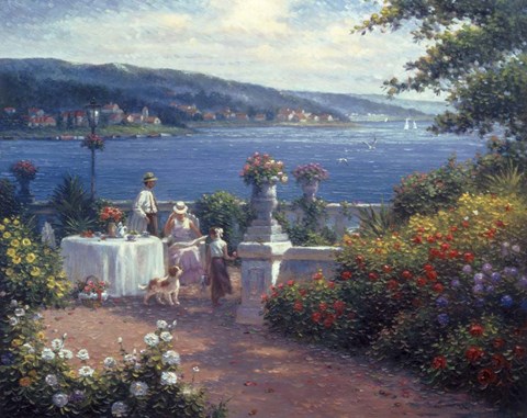 Framed Seaside Calm Print