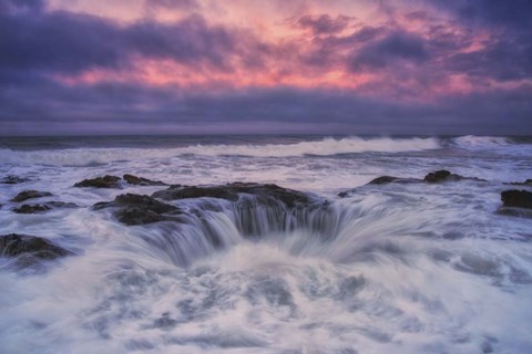 Framed Chaos at the Well Print