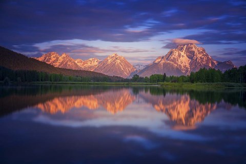 Framed Morans Cloudcap Print