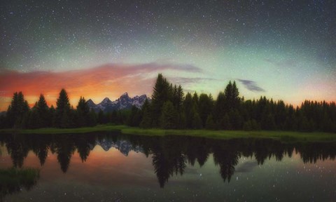 Framed Schwabacher Heavens Print