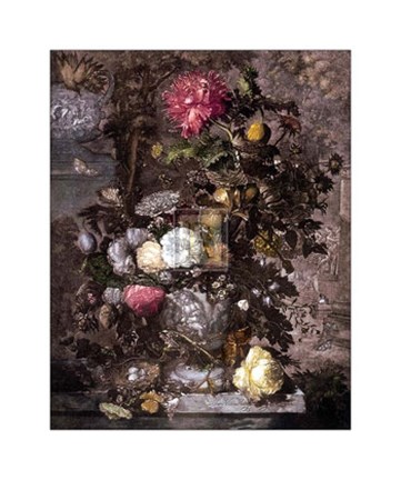 Framed Flower Piece Print