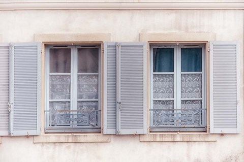 Framed French Windows II Print