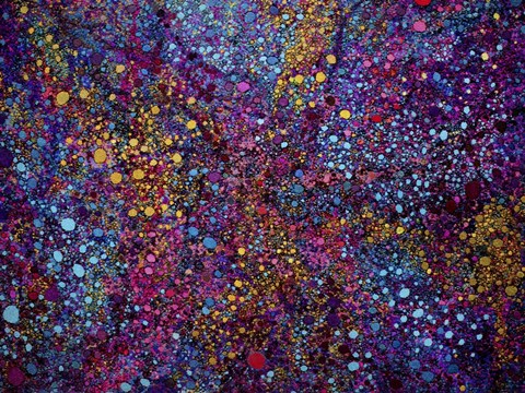 Framed Textured Chaos Print