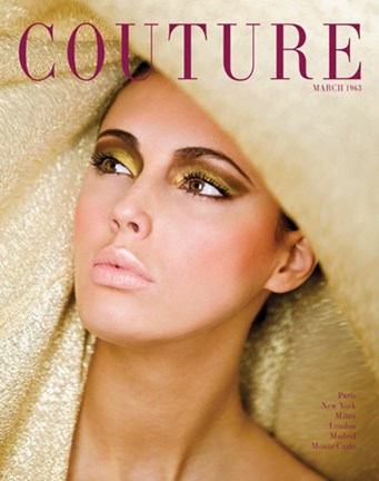 Framed Couture March 1963 Print