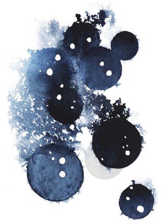 Framed Blue Galaxy II Print