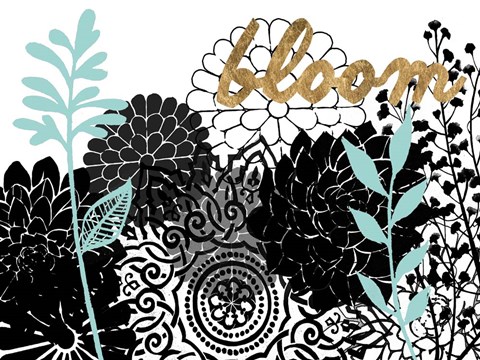 Framed Lacy Garden II Print