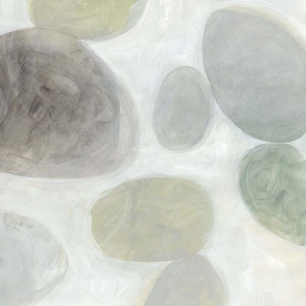 Framed Stone Story I Print