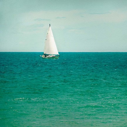 Framed Mint Cottage Days III Print