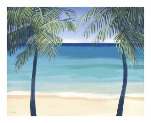 Framed Sea Breeze II Print