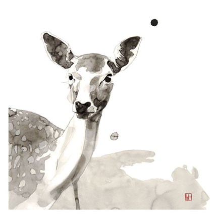 Framed Deer Print