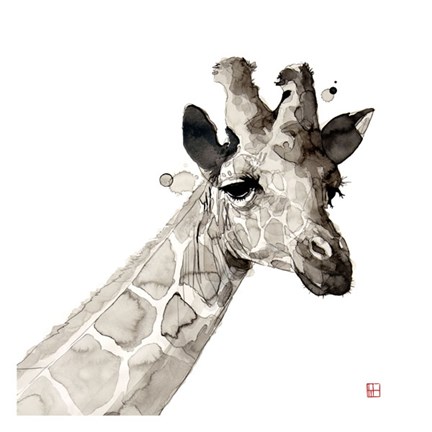 Framed Giraffe Print