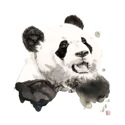 Framed Panda Print
