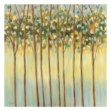 Framed Awakening Tree Tops Print