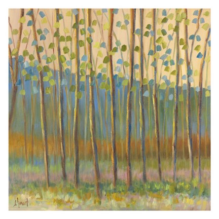 Framed Through Pastel Trees Print