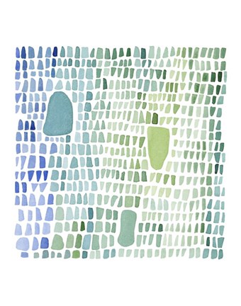 Framed Series Sea Glass No. 1 Print