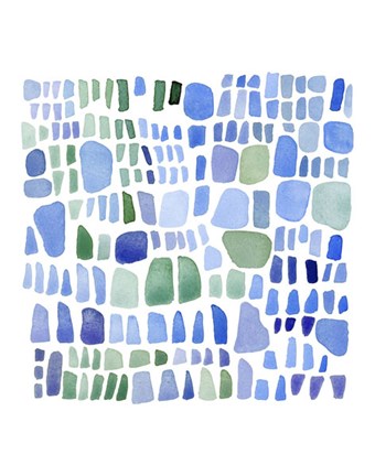 Framed Series Sea Glass No. IV Print