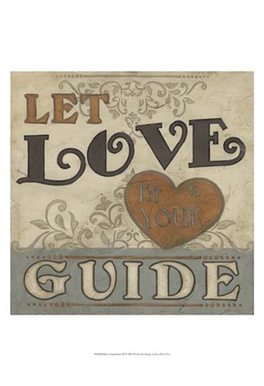 Framed Retro Inspirations III Print