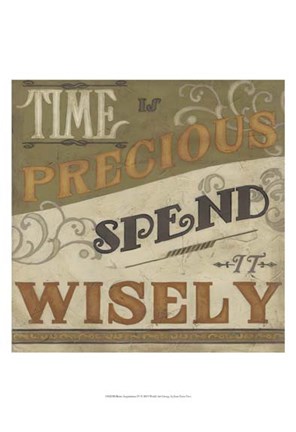 Framed Retro Inspirations IV Print