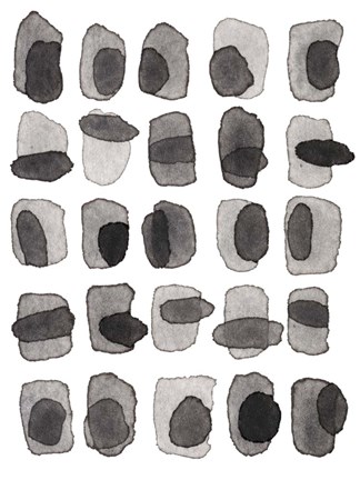 Framed Grey Slate II Print