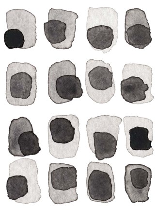 Framed Grey Slate III Print