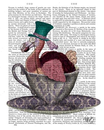 Framed Dodo in Teacup Print